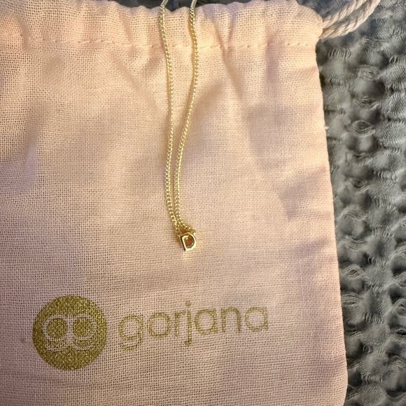 Gorjana Wilder Mini Alphabet Gold Letter D Necklace - Picture 2 of 3